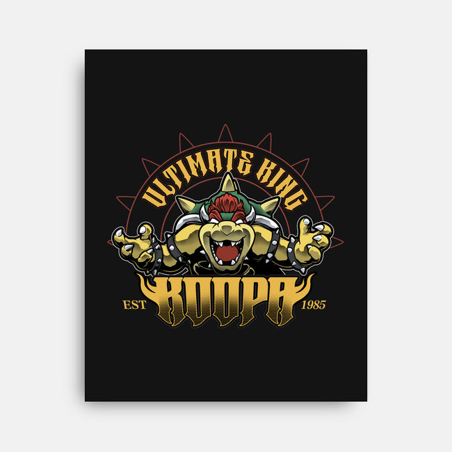 Ultimate King Koopa-None-Stretched-Canvas-Astrobot Invention