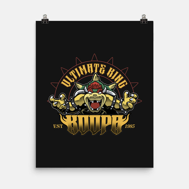 Ultimate King Koopa-None-Matte-Poster-Astrobot Invention