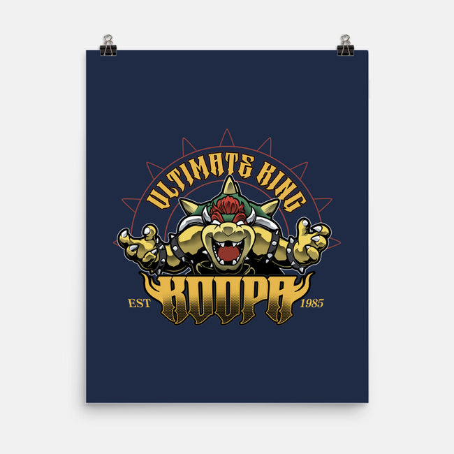 Ultimate King Koopa-None-Matte-Poster-Astrobot Invention
