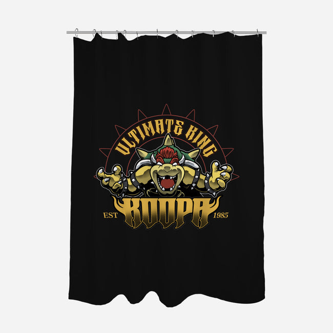 Ultimate King Koopa-None-Polyester-Shower Curtain-Astrobot Invention