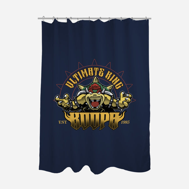 Ultimate King Koopa-None-Polyester-Shower Curtain-Astrobot Invention