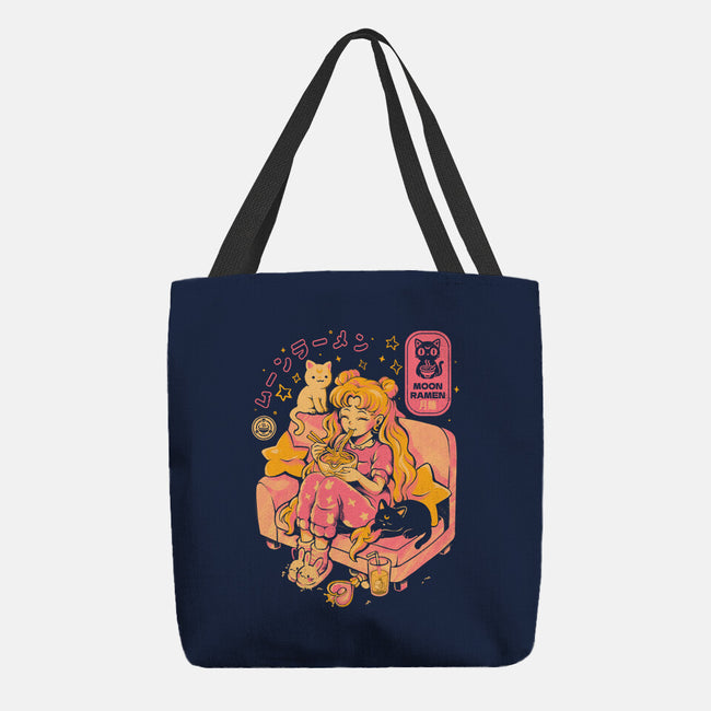 Moon Ramen-None-Basic Tote-Bag-Arigatees
