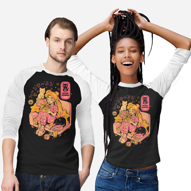Moon Ramen-Unisex-Baseball-Tee-Arigatees