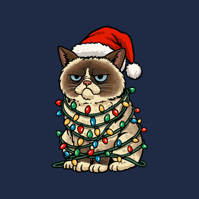 Jolly Christmas Cat-None-Matte-Poster-GoshWow