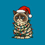 Jolly Christmas Cat-None-Matte-Poster-GoshWow