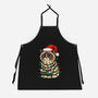 Jolly Christmas Cat-Unisex-Kitchen-Apron-GoshWow