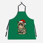 Jolly Christmas Cat-Unisex-Kitchen-Apron-GoshWow