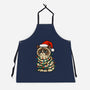 Jolly Christmas Cat-Unisex-Kitchen-Apron-GoshWow