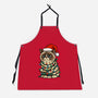 Jolly Christmas Cat-Unisex-Kitchen-Apron-GoshWow