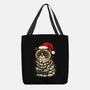 Jolly Christmas Cat-None-Basic Tote-Bag-GoshWow