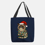 Jolly Christmas Cat-None-Basic Tote-Bag-GoshWow