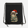 Jolly Christmas Cat-None-Drawstring-Bag-GoshWow