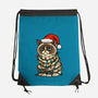 Jolly Christmas Cat-None-Drawstring-Bag-GoshWow