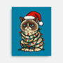 Jolly Christmas Cat-None-Stretched-Canvas-GoshWow