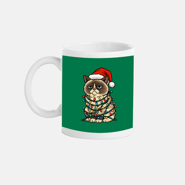 Jolly Christmas Cat-None-Mug-Drinkware-GoshWow