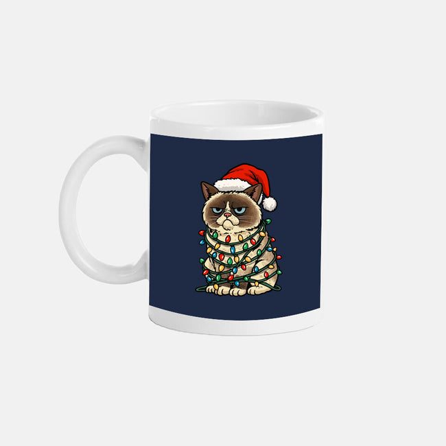 Jolly Christmas Cat-None-Mug-Drinkware-GoshWow
