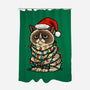 Jolly Christmas Cat-None-Polyester-Shower Curtain-GoshWow