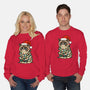 Jolly Christmas Cat-Unisex-Crew Neck-Sweatshirt-GoshWow