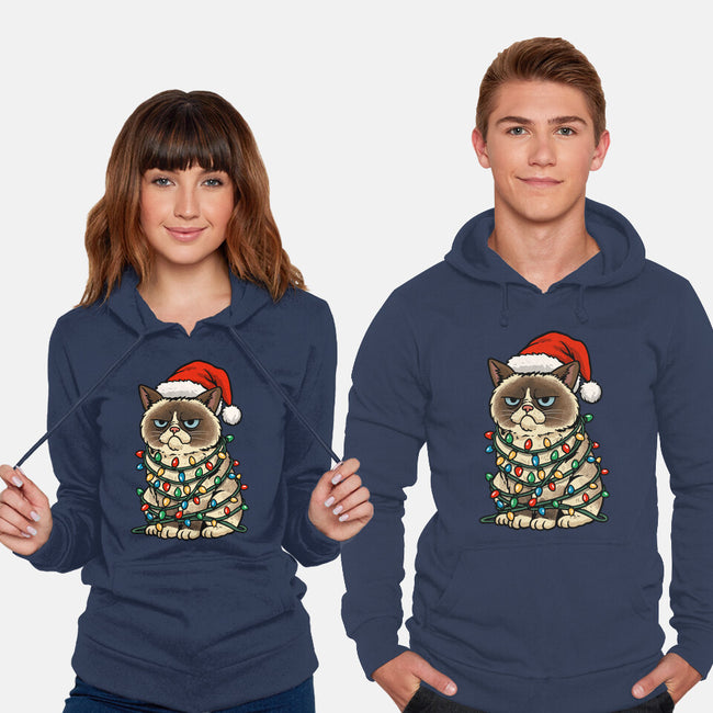 Jolly Christmas Cat-Unisex-Pullover-Sweatshirt-GoshWow