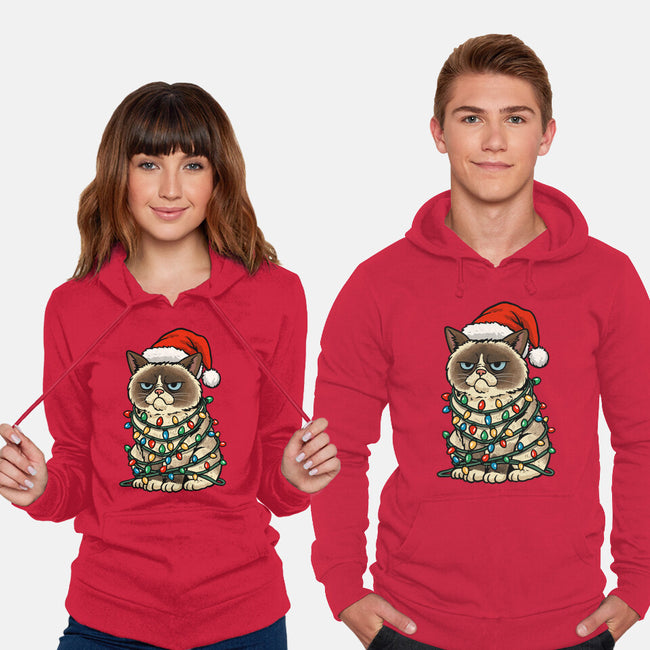 Jolly Christmas Cat-Unisex-Pullover-Sweatshirt-GoshWow