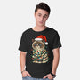 Jolly Christmas Cat-Mens-Basic-Tee-GoshWow