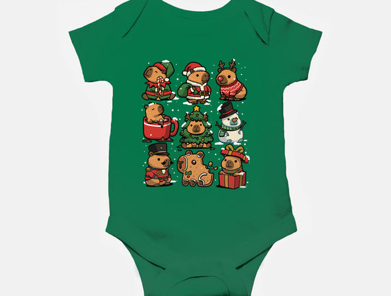 Christmas Capybaras