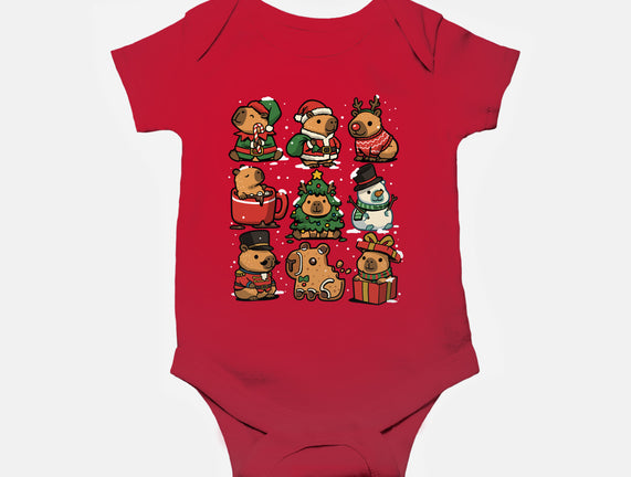 Christmas Capybaras