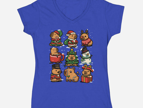 Christmas Capybaras