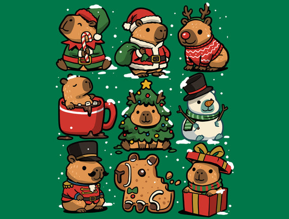 Christmas Capybaras