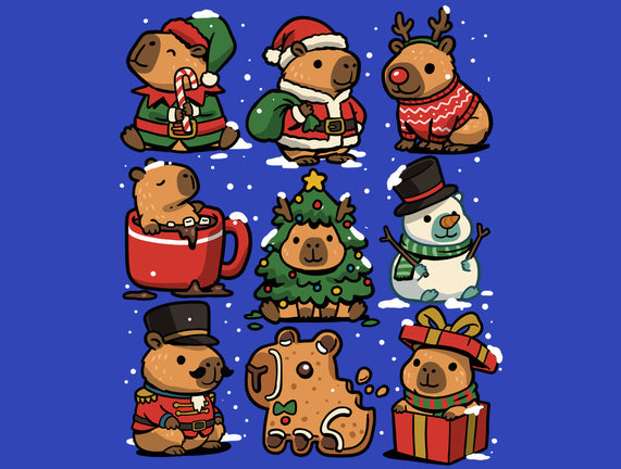 Christmas Capybaras