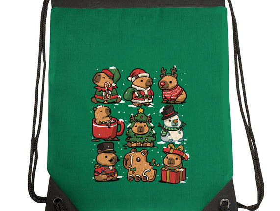 Christmas Capybaras