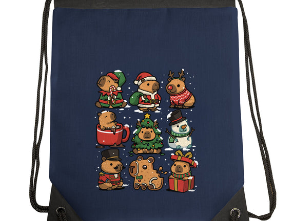 Christmas Capybaras