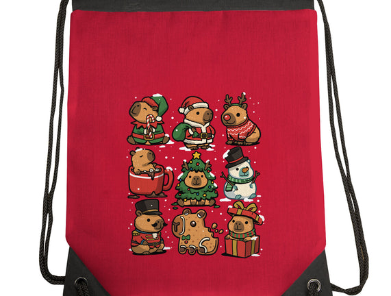 Christmas Capybaras