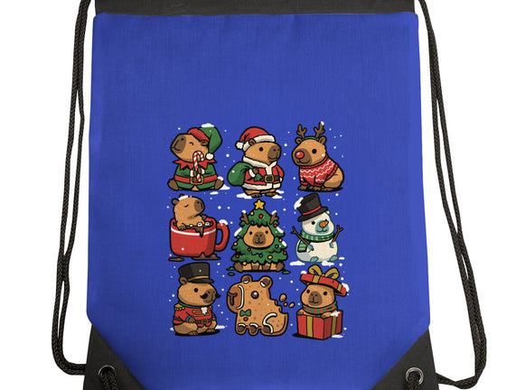 Christmas Capybaras