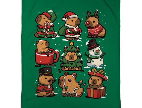 Christmas Capybaras