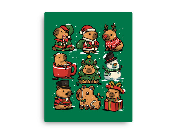 Christmas Capybaras
