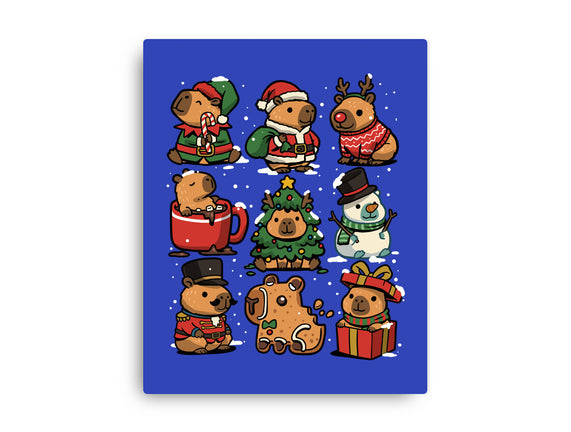 Christmas Capybaras