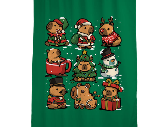 Christmas Capybaras