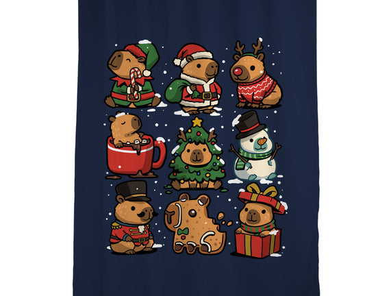 Christmas Capybaras