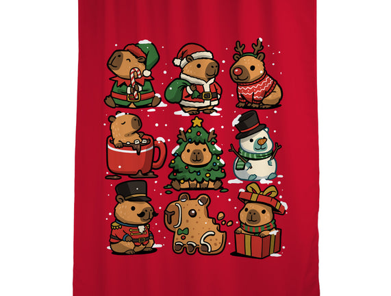 Christmas Capybaras