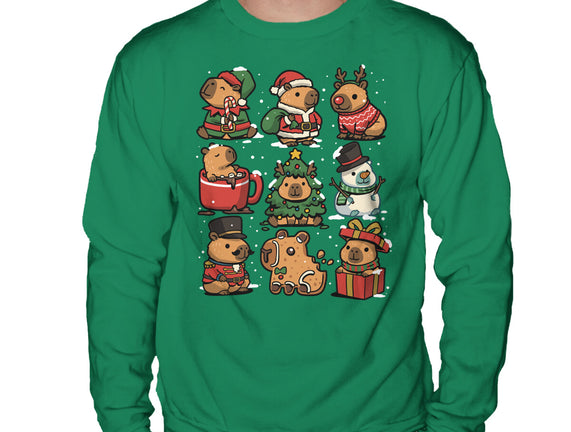 Christmas Capybaras