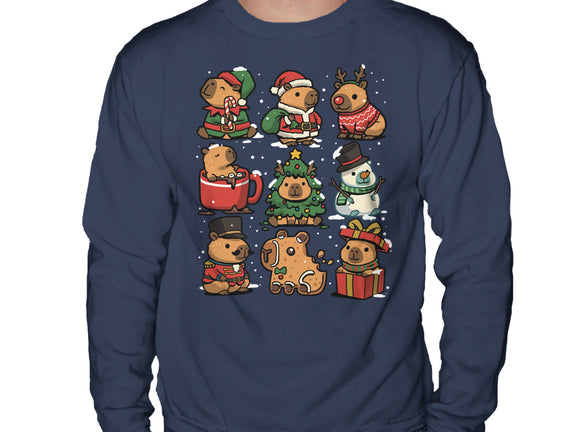 Christmas Capybaras