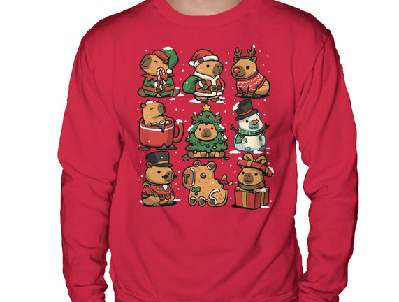 Christmas Capybaras