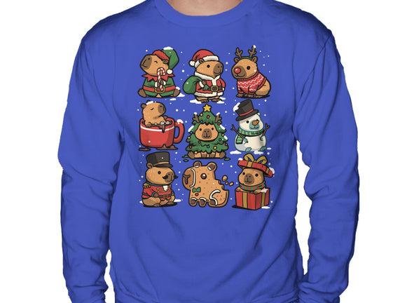 Christmas Capybaras