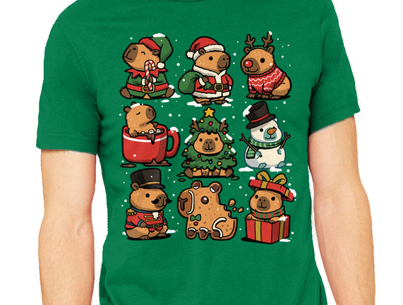 Christmas Capybaras