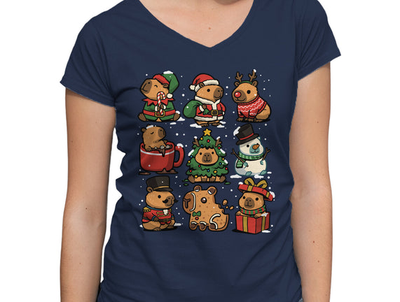 Christmas Capybaras