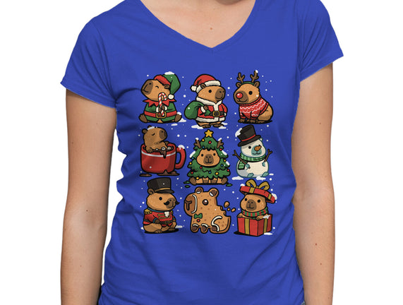Christmas Capybaras