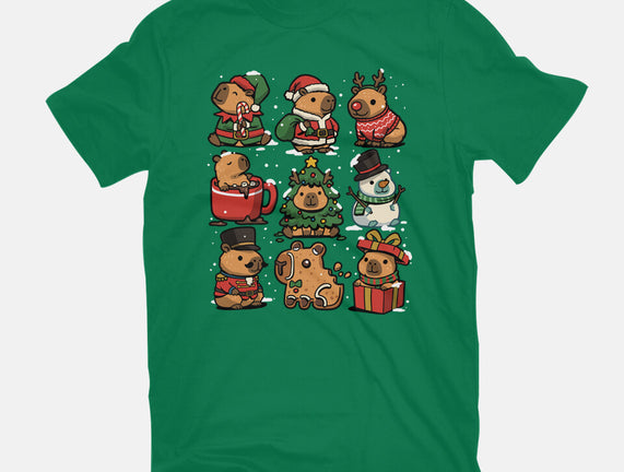 Christmas Capybaras