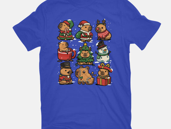 Christmas Capybaras