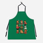 Christmas Capybaras-Unisex-Kitchen-Apron-GoshWow